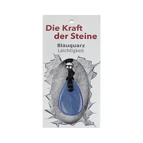 Power stone pendant blue quartz (lightness) | wholesaler gems & healing stones