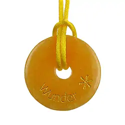 0604211105 Wunscherfüllungs-Donut "Wunder", Orangencalcit | Marco Schreier