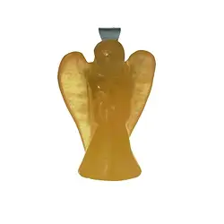 0604225703 Angel pendant Calcite (orange) (energy), 3.0cm | gems, healing stones & jewelry