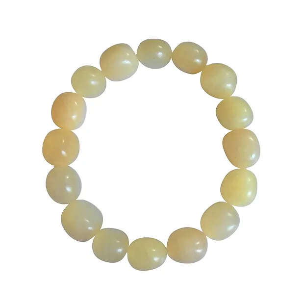 Bracelet, Calcite (orange), 10- 12mm nuggets | wholesaler gems & healing stones
