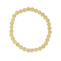 0604250106 Bracelet en perles rondes, calcite (orange), 06mm boules | Marco Schreier