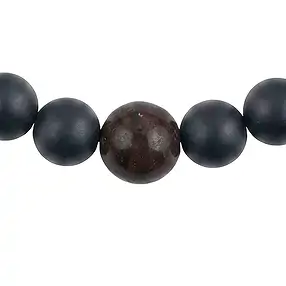 Bracelet, calcite orange, os de dinosaure, 14cm (pour enfants) | Marco Schreier