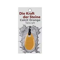 0604271015 Ciondolo pietra del potere Calcite (arancione) (energia) | Marco Schreier