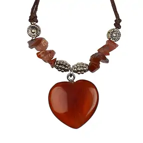 Collar corazón, cornalina (calentado) | Marco Schreier