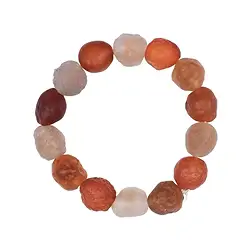 0604350122 Bracelet, carnelian (natural), 10mm nuggets | wholesaler gems & healing stones