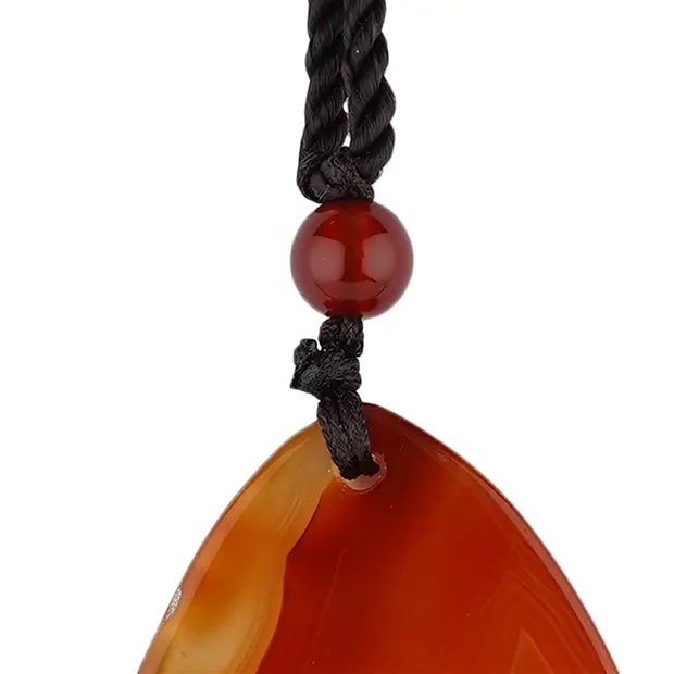 Freeform Carnelian (heated) on a ribbon | wholesaler gems & healing stones