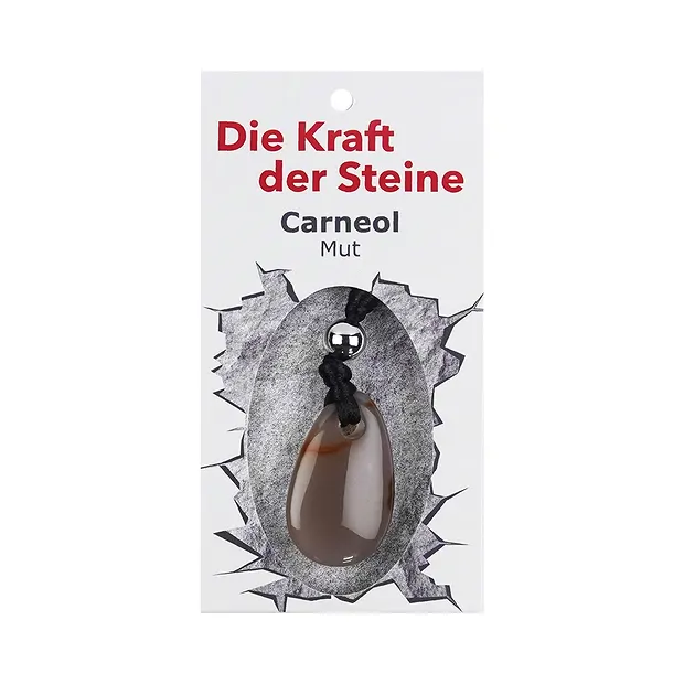 Kraftstein-Anhänger Carneol (Mut) | Großhändler Edelsteine, Heilsteine & Schmuck