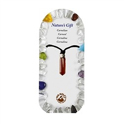 0604374001 Pin pendant, carnelian (heated), (for floor stand) | Marco Schreier