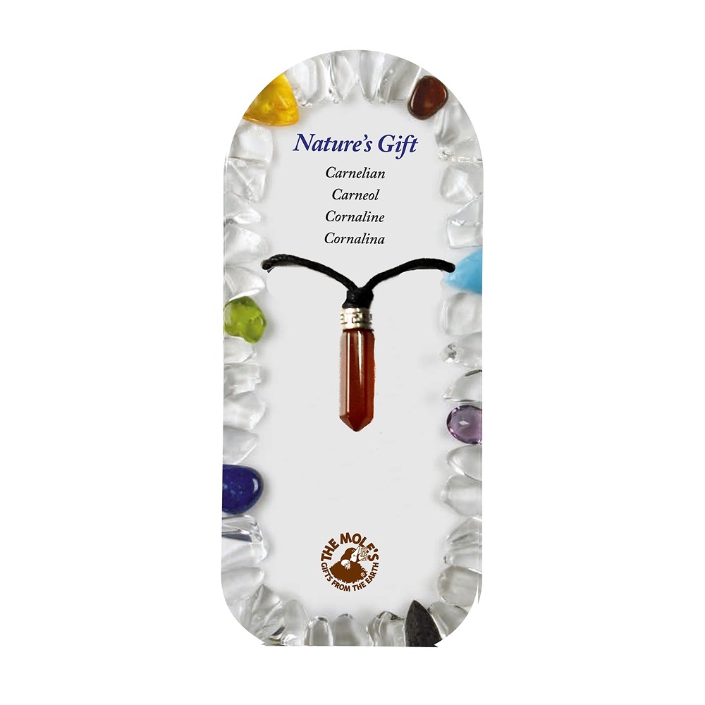 Pendente a spillo, corniola (bruciata/cottura), (per supporto da terra) | Marco Schreier