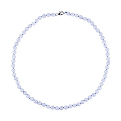 0604506451 Chaîne Calcédoine (bleu), boules (6mm) | Marco Schreier