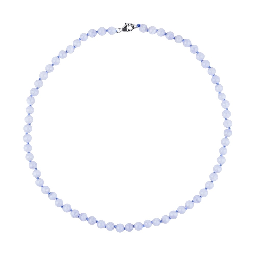 Chaîne Calcédoine (bleu), boules (6mm) | Marco Schreier