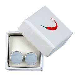 0604545208 Pendientes Calcedonia (azul), cabujón, 8mm | Marco Schreier