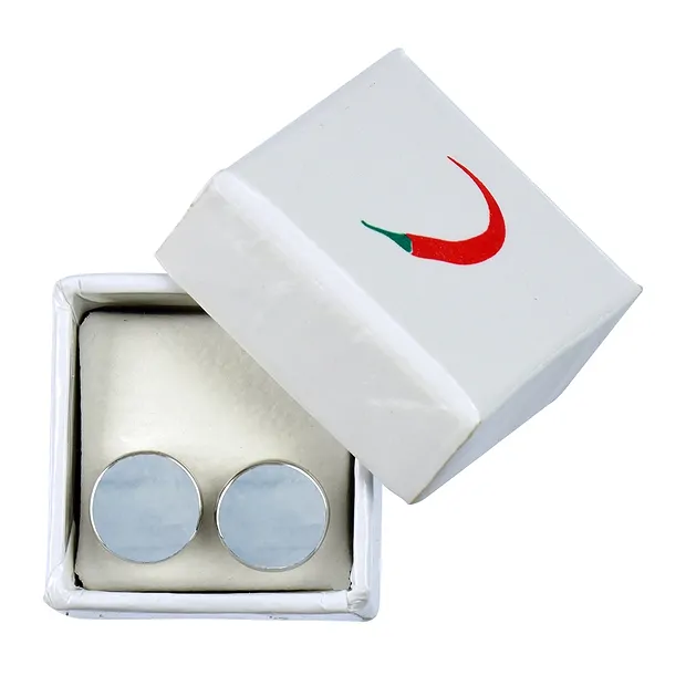 Earstuds Blue Lace Agate, Cabochon, 8mm | wholesaler gems & healing stones