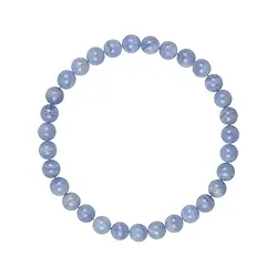 0604550106 Bracciale, Calcedonio (blu), perline da 06 mm | Marco Schreier