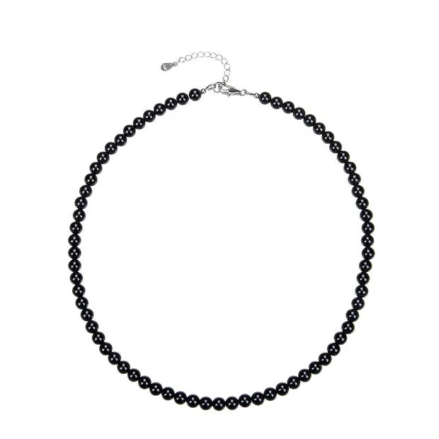 Collar Ónice (teñido), cuentas (6mm), rodinado | Marco Schreier