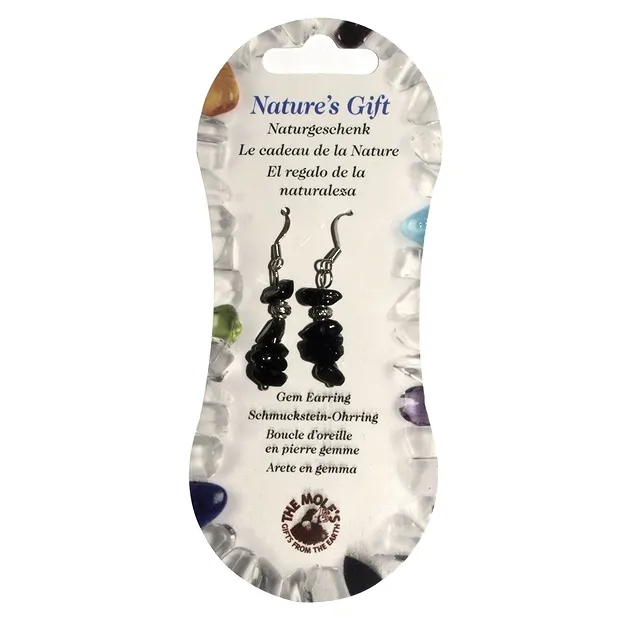 Split earrings, Onyx (dyed), for floor stand | wholesaler gems & healing stones