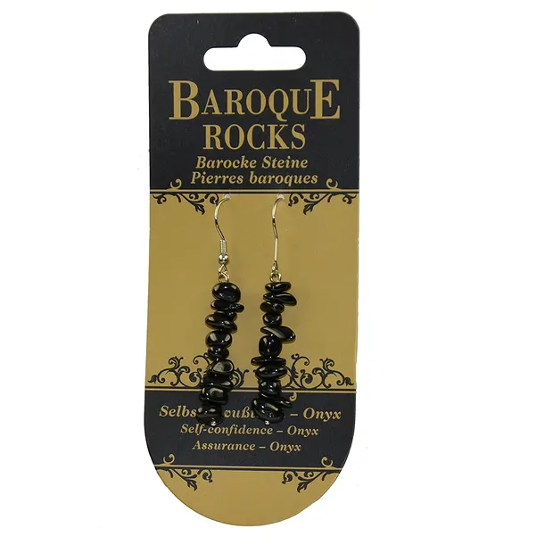 Orecchini Baroque Classic, Onice (set) | grossista gemme e pietre curative