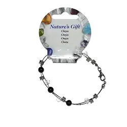 0604656001 Bracelets en fil de fer, Onyx (teintée), perles 06mm, pour support au sol  | Marco Schreier