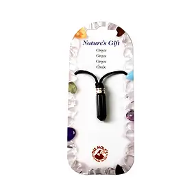 Pin pendant, Onyx (dyed) | wholesaler - gems, precious & healing stones, jewelry