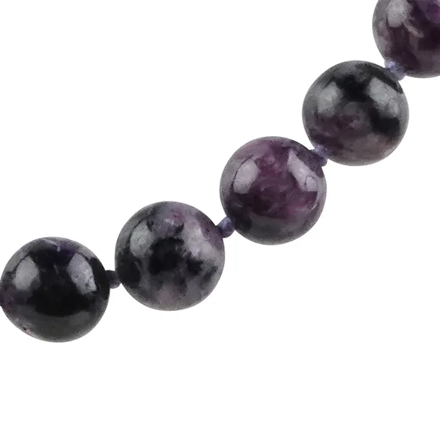 Kette (Kugelkette), Charoit, 10mm/45cm | Edelsteine, Heilsteine & Schmuck-Handel