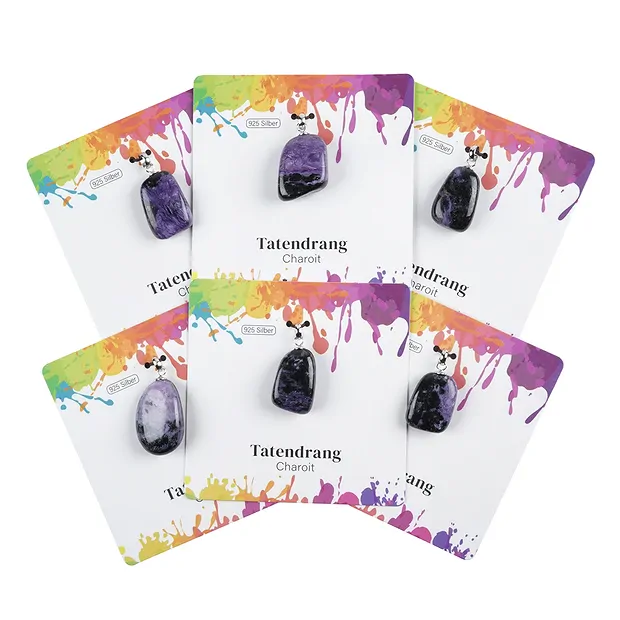 Colgante de Charoita, Piedra rodada pequeña, rodinado | Marco Schreier