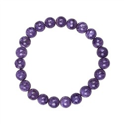 0604850024 Armband, Charoit, 08-09mm Kugeln | Großhändler Edelsteine, Heilsteine & Schmuck