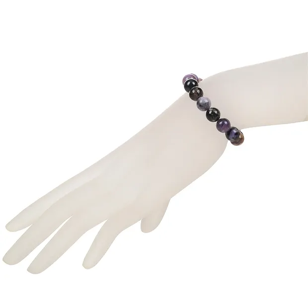 Armband, Charoit (bunt), 08 - 09mm Kugeln | GH Edelsteine, Heilsteine & Schmuck