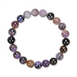 0604850137 Bracciale, Charoite (colorata), perline di 08 - 09 mm | Marco Schreier