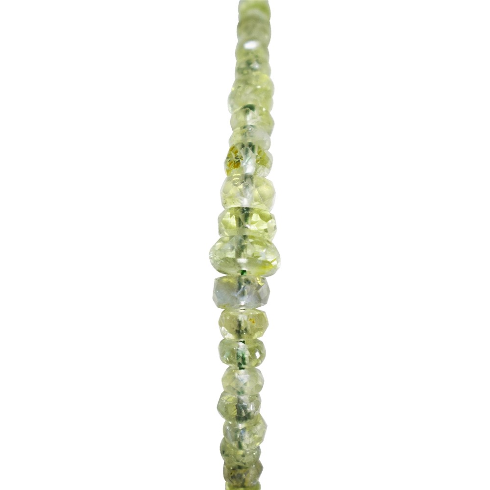 Bracelet en chrysobéryl, facettes « Bouton » de 2,5 à 5,0 mm, plaqué or | Marco Schreier