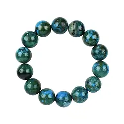 0605150016 Armband, Chrysocoll (stab.), 16mm Kugeln | GH Edelsteine, Heilsteine & Schmuck