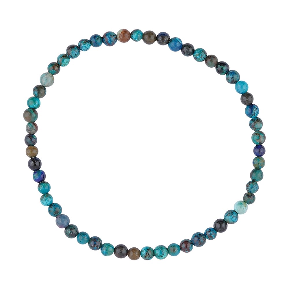 Bracciale, crisocolla (stab.), perline da 04 mm | Marco Schreier