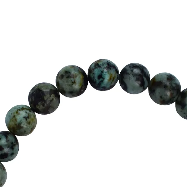 Bracciale, crisocolla diorite (stab.), perline da 08 mm | Marco Schreier