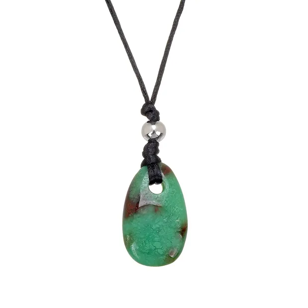 Anhänger Chrysopras "Loslassen und Genuss" | GH Edelsteine, Heilsteine & Schmuck