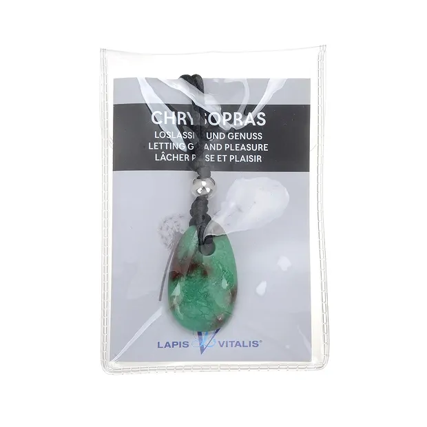 Anhänger Chrysopras "Loslassen und Genuss" | GH Edelsteine, Heilsteine & Schmuck