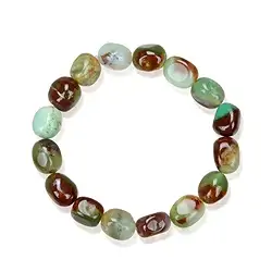 0605250020 Armband, Chrysopras, 12 x 10mm Nuggets | Edelsteine, Heilsteine & Schmuck-Handel