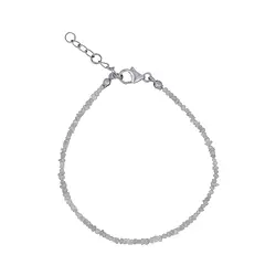 0606059002 Bracelet raw crystals Diamond (white), 22 - 26cm | Marco Schreier