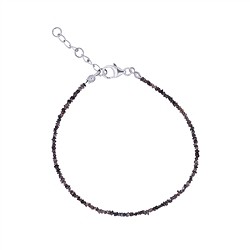 0606059004 Armband Rohkristalle Diamant (rot-braun), 22 – 26cm | Marco Schreier