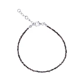 Bracciale cristalli grezzi Diamante (rosso-marrone), 22 - 26 cm | Marco Schreier