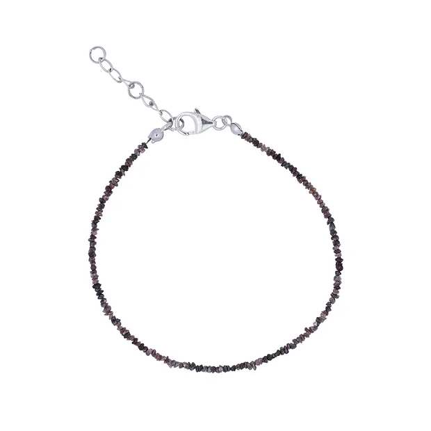 Bracciale cristalli grezzi Diamante (rosso-marrone), 22 - 26 cm | Marco Schreier