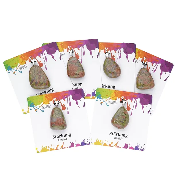 Colgante Unakita, Piedra rodada grande, rodiada | Marco Schreier