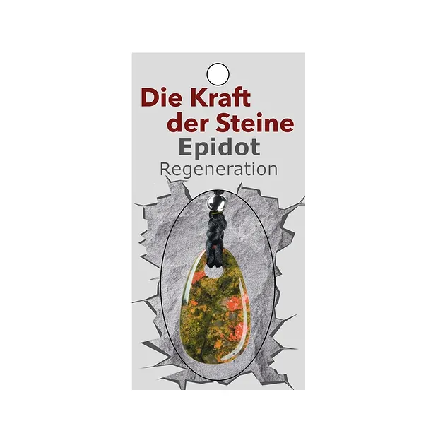 Pendentif pierre de force Épidote (régénération) | Marco Schreier