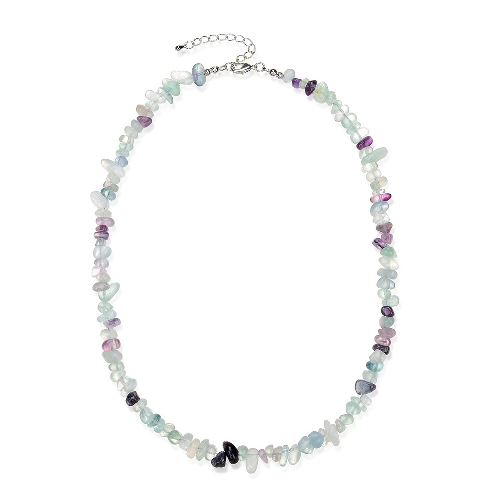 Necklace Baroque Classic Fluorite | wholesaler gems, healing stones & jewelry