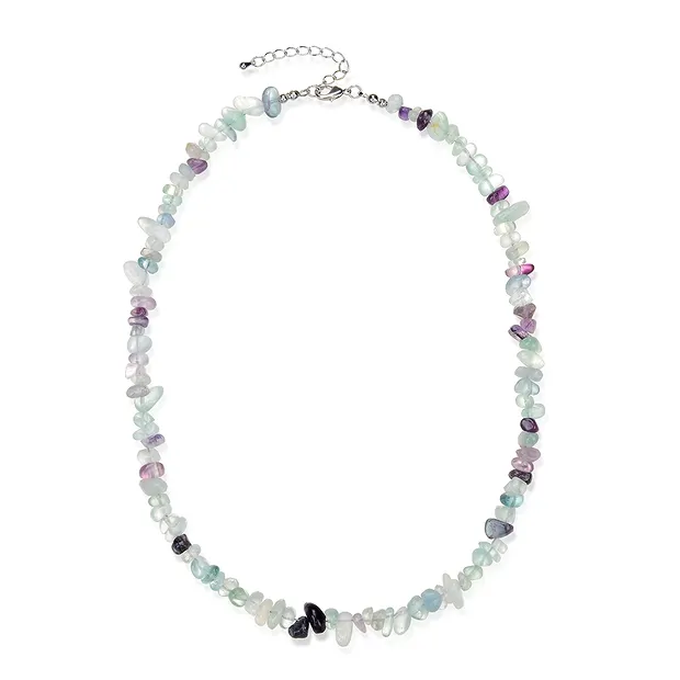 Collana Barocco Classico in fluorite | grossista gemme e pietre curative