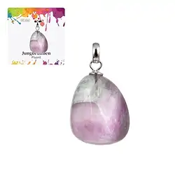 0607225106 Colgante fluorita, Piedra rodada pequeña, rodinado | Marco Schreier