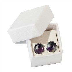 0607245208 Clous d'oreilles avec Cabochons en Fluorite, 8mm | Marco Schreier
