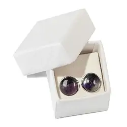 0607245208 Ohrstecker Fluorit, Cabochon, 8mm | Großhändler Edelsteine, Heilsteine & Schmuck