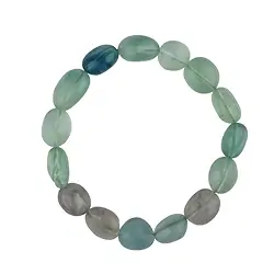 0607250021 Bracelet, Fluorite, 12-14mm Nuggets | Marco Schreier