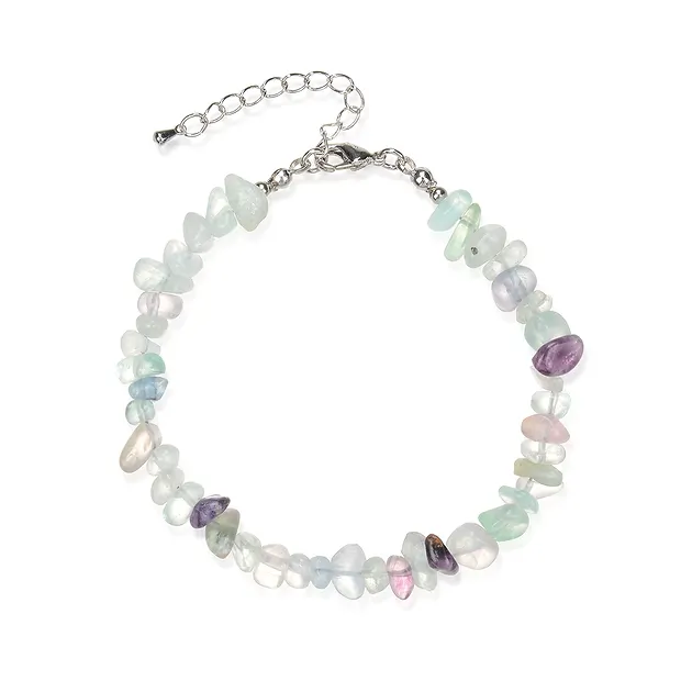 Armband Barock Classic, Fluorit | Großhändler Edelsteine, Heilsteine & Schmuck