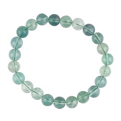 0607250108 Bracelet, fluorite, 08mm beads | minerals trade - gems, healing stones & jewelry