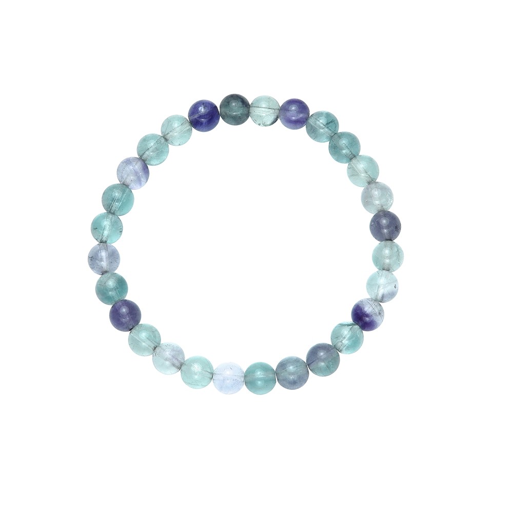 Bracciale, fluorite, perline da 06 mm, 15 cm (per bambini) | Marco Schreier